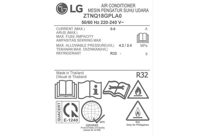 Điều hòa âm trần cassette LG Inverter 18000 BTU ZTNQ18GPLA0